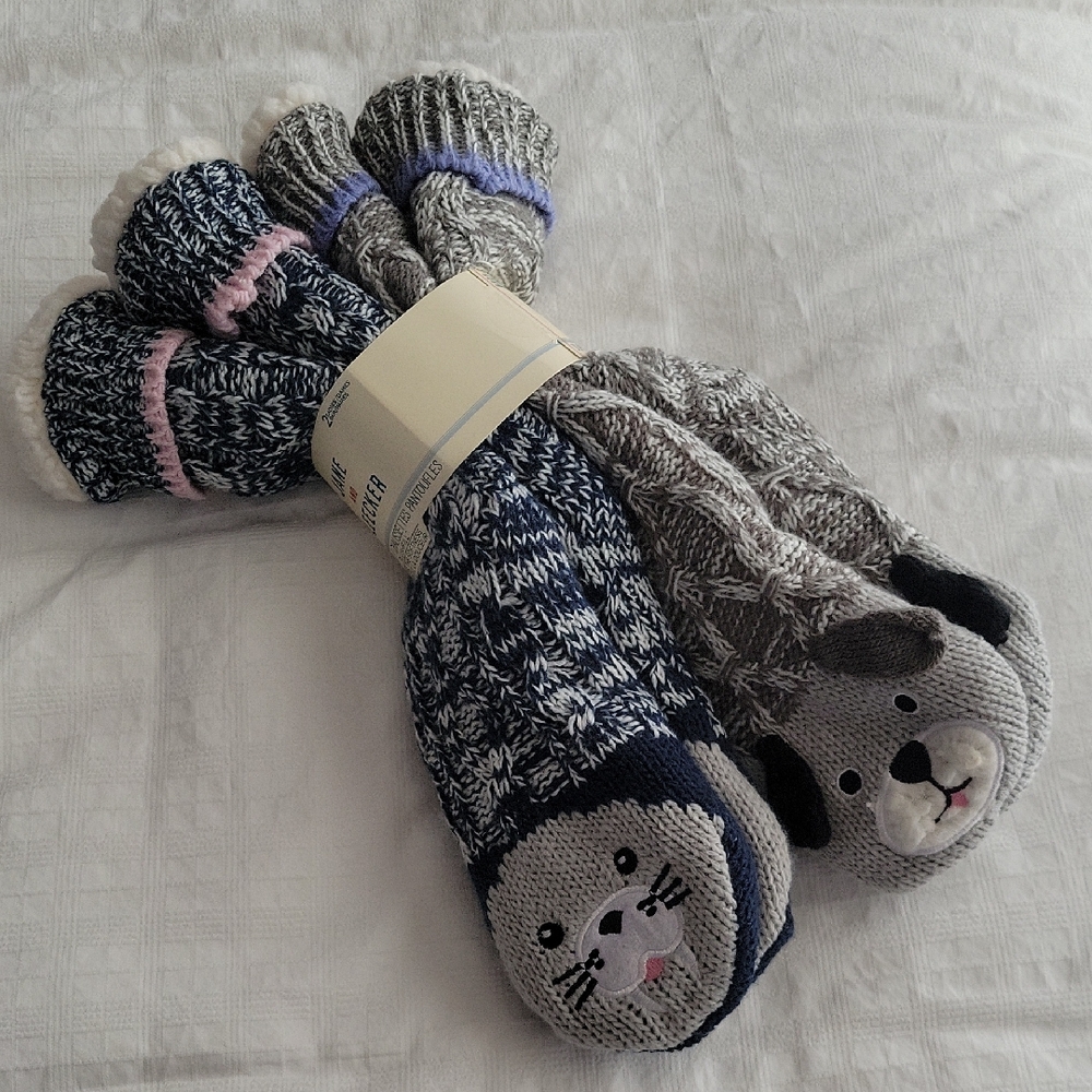NEW!! Jane And Bleecker Slipper Socks